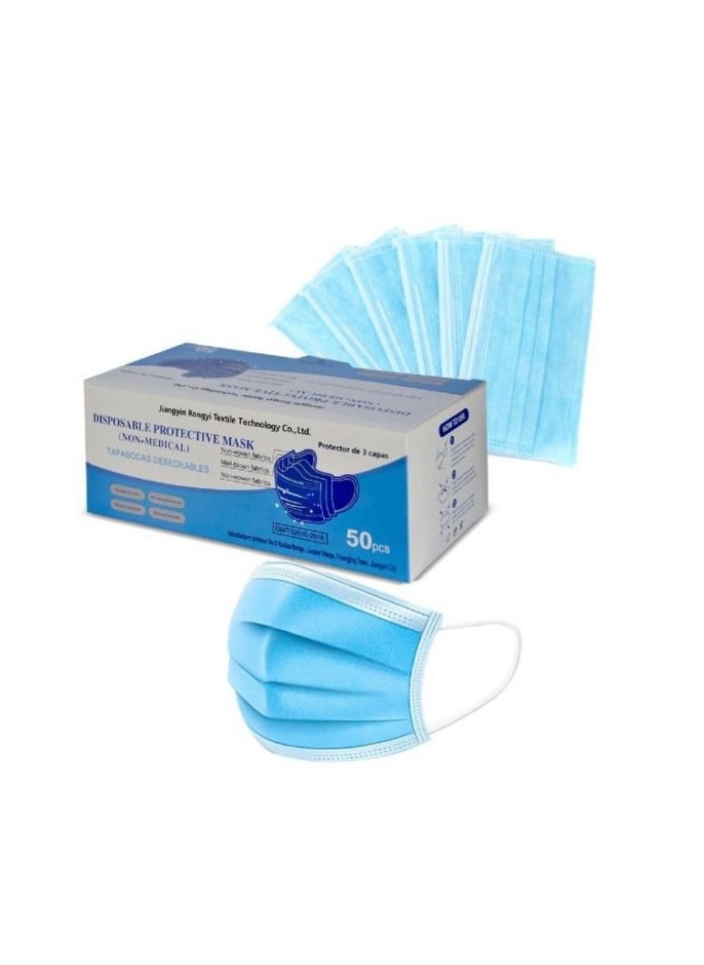 Disposable Protective Mask (Non-Medical) , three layers, 50 masks
