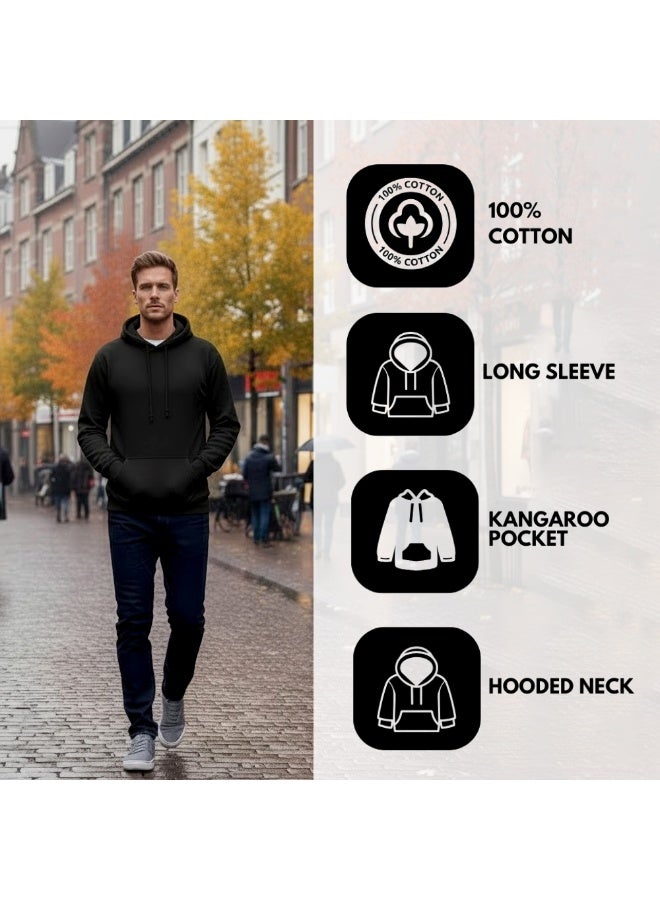 PRINTSHOP4ME Hoodie For Men-Pullover Classic Hoodie For Mens-Soft&Comfortable Hoodie For Daily Wear,No Zipper,Warm&Stylish Sweatshirt For Fall&Winter - Image 5