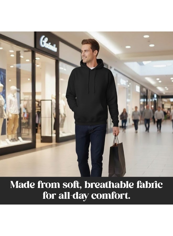 PRINTSHOP4ME Hoodie For Men-Pullover Classic Hoodie For Mens-Soft&Comfortable Hoodie For Daily Wear,No Zipper,Warm&Stylish Sweatshirt For Fall&Winter - Image 4