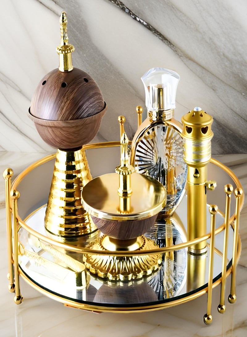 Elegant Design Incense Burner Set Arabic Oud Holder for Home and Office Fragrance - Image 5