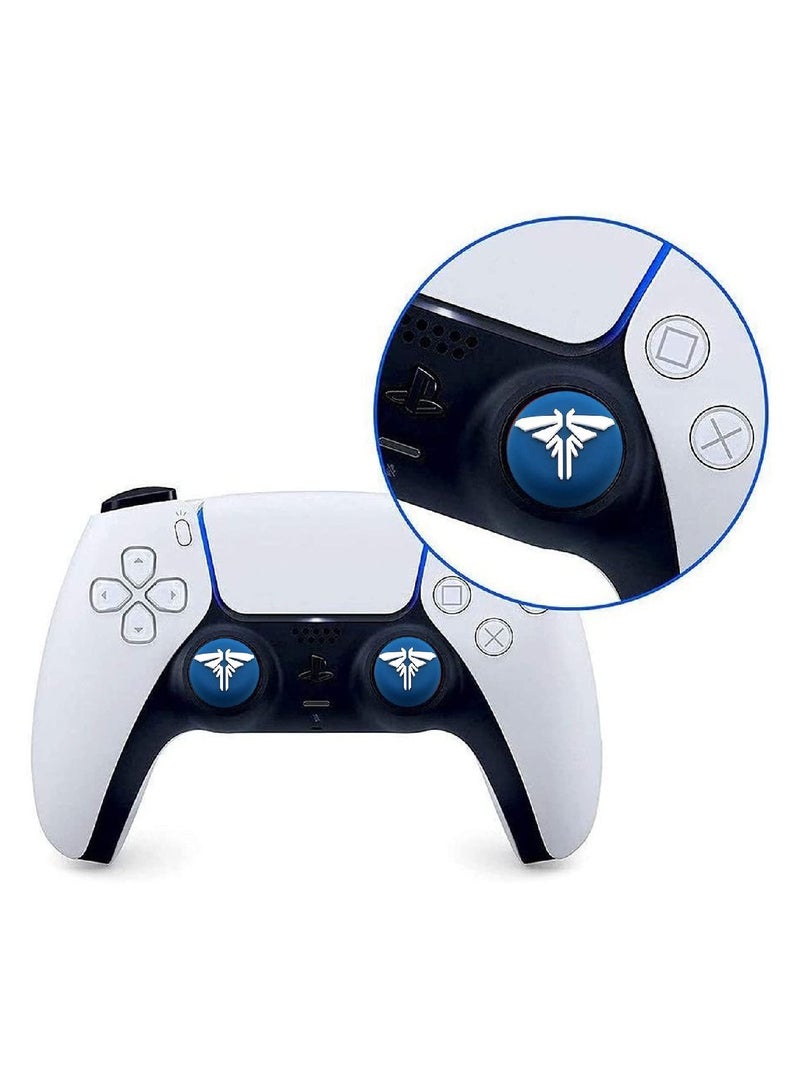 يونك 4 قطع تحكم سيليكون الإبهام قبضة عصا التحكم Thumbstick للبلايستيشن 5 و PS4 SY31  - Image 3