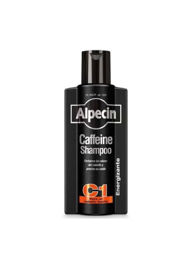 Alpecin Black Edition Caffeine Anti-Hair Loss Shampoo C1 375ml - Image 1