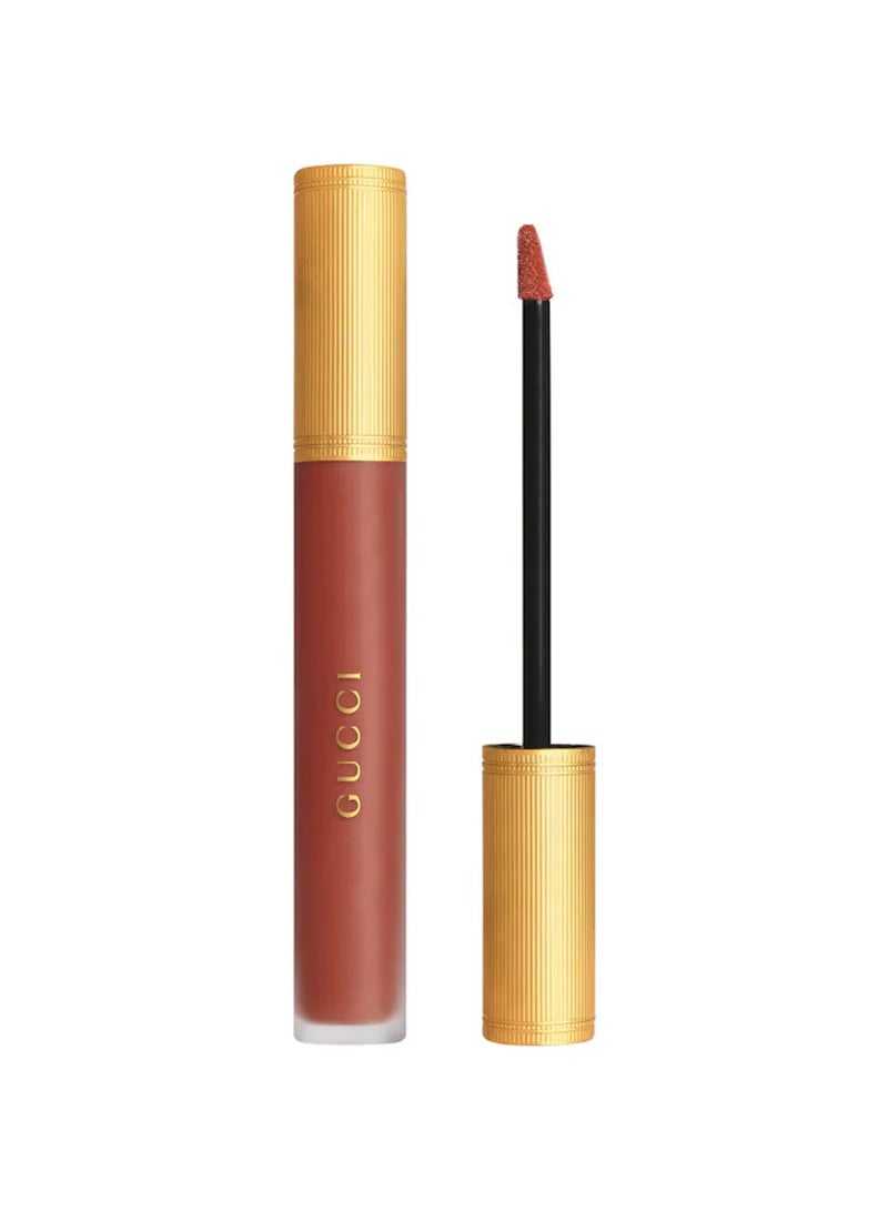 GUCCI أحمر شفاه سائل مات من غوتشي 505 جانيت راست، 6.5 مل - Image 1