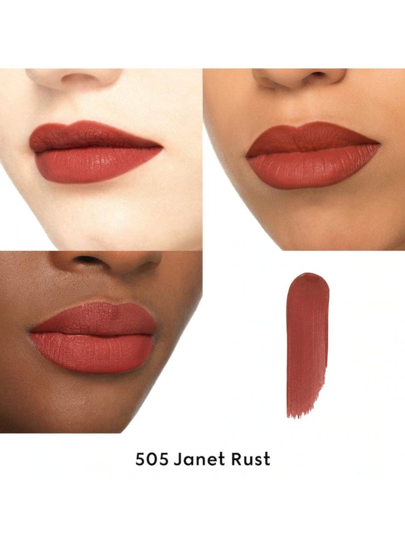 GUCCI أحمر شفاه سائل مات من غوتشي 505 جانيت راست، 6.5 مل - Image 3