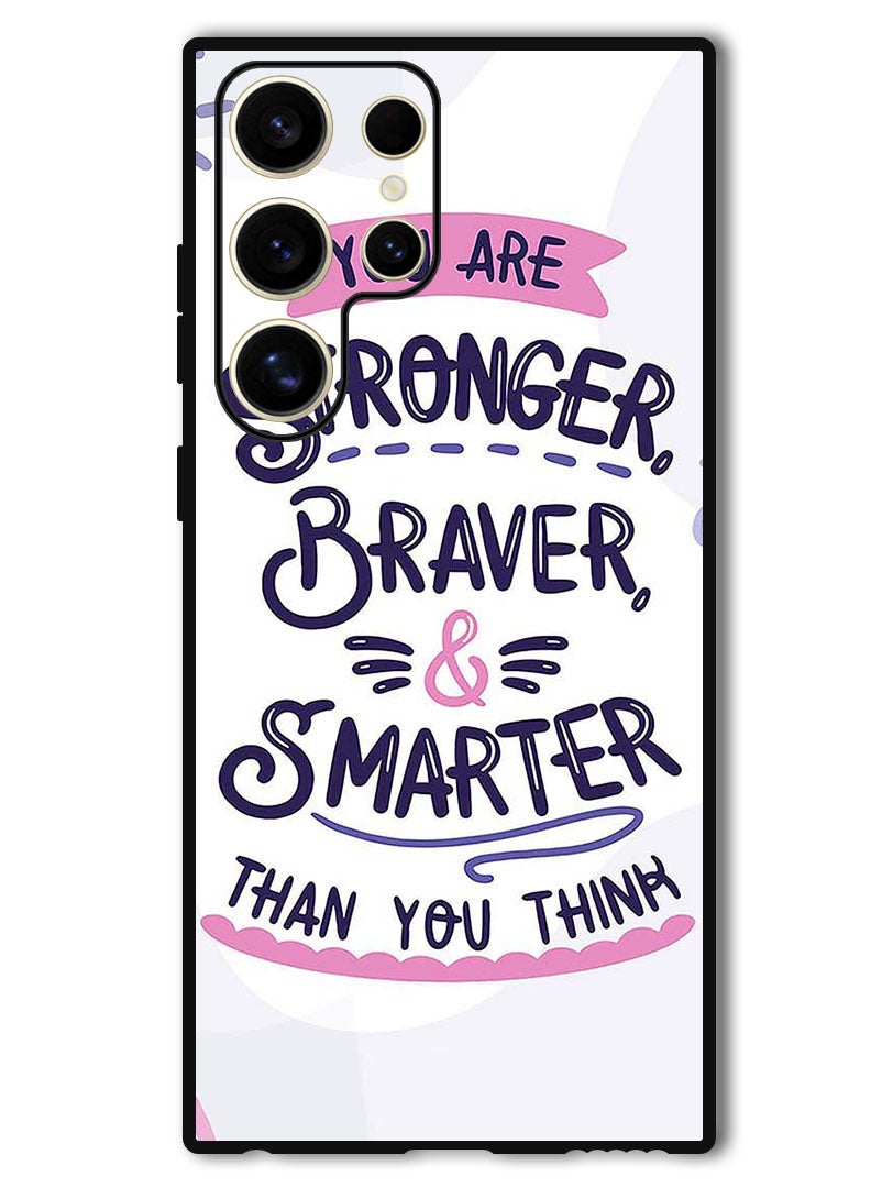 Theodor Protective Case Anti Scratch Shock Proof Bumper Cover For Samsung Galaxy S24 Ultra You Are Stronger - Image 1