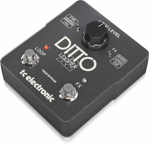 TC Electronic DITTO X2 LOOPER Highly Intuitive Looper Pedal with Dedicated Stop Button and Loop Effects - Image 3