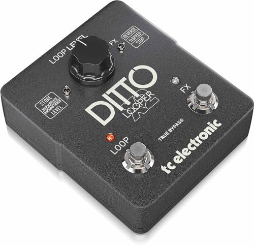 TC Electronic DITTO X2 LOOPER Highly Intuitive Looper Pedal with Dedicated Stop Button and Loop Effects - Image 1