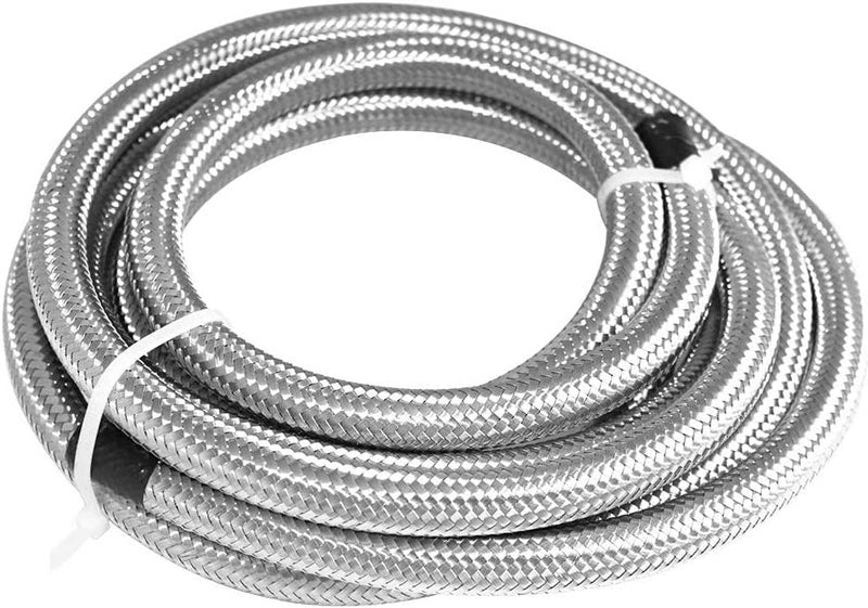 Ameetaa 20 Ft 6AN Braided Oil Fuel Line Hose Kit - Image 2