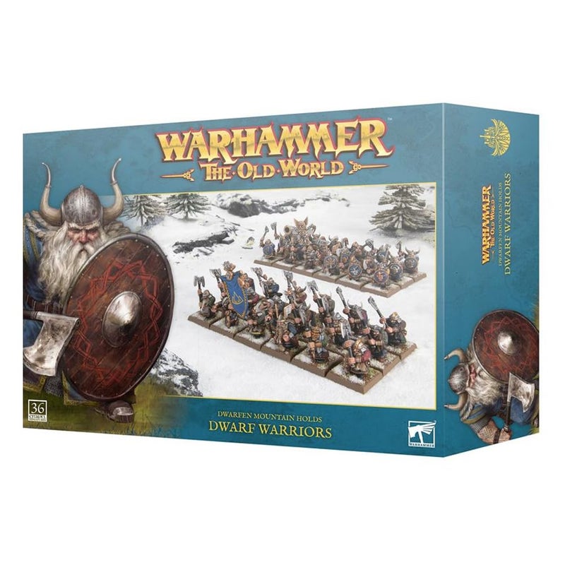 WARHAMMER Games Workshop Warhammer The Old World Dwarfen Mountain Holds Dwarf Warriors - Image 3