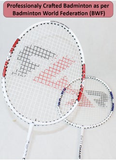 Joerex Badminton Racket Set of 2 Pcs With 3 Shuttlecocks And A Carry Bag - Premium Quality Rackets With Comfortable Grip, Official Size and Weight, Best Choice for Professionals and Beginners  - Image 3