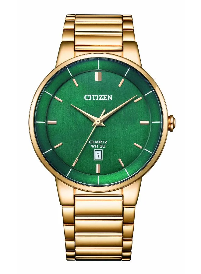 سيتيزن Men's Quartz Men Rose Gold Stainless Steel with Rose Gold Plating Strap - BI5123-52X