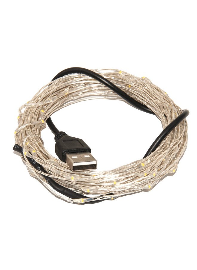 karlling - Usb Plug In Led Fairy Lights100 Led Bulbs 33 Ft Silver Wire Waterproof Starry String Lights For Bedroom Patio Garden Party Wedding Commercial Lighting (Warm White) - Image 1