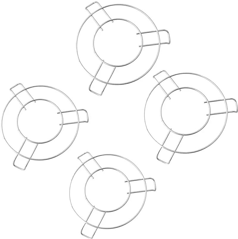 IDEAL PRIME Unbreakable Stainless Steel Trivets Set of 4 Steel Hotpot Stand Casserole Stand Cooker Steamer Kitchen Tool Tableware Pack of 4 - Image 4