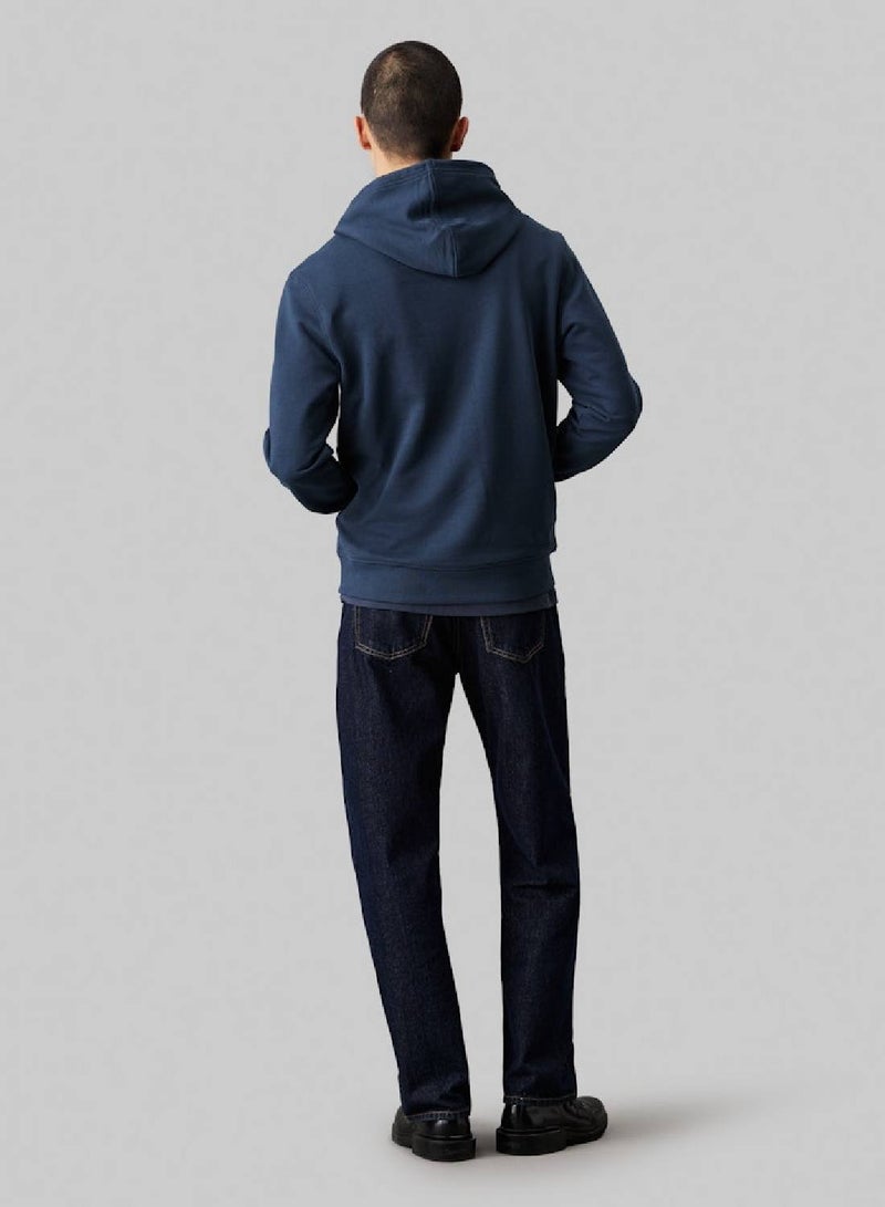 Calvin Klein Jeans Cotton Terry Logo Hoodie  - Image 3