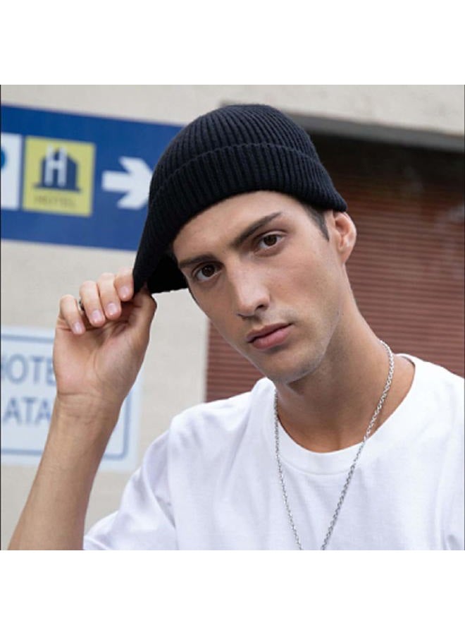 MaxNova Trawler Beanie Watch Hat Roll up Edge Skullcap Fisherman Beanie - Image 5