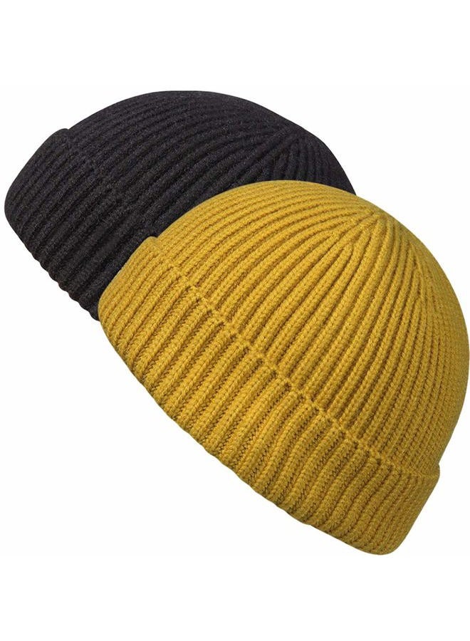 MaxNova Trawler Beanie Watch Hat Roll up Edge Skullcap Fisherman Beanie - Image 1