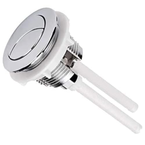 DEEGAA MART Toilet Tank Dual Push Flush Button, Replacement Cistern Water Tank Button (58, Round) - Image 1