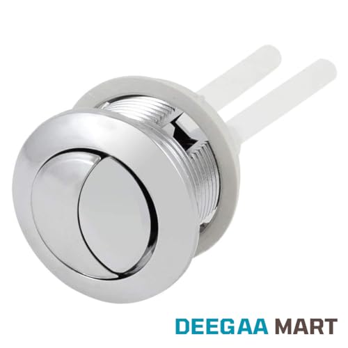 DEEGAA MART Toilet Tank Dual Push Flush Button, Replacement Cistern Water Tank Button (58, Round) - Image 2