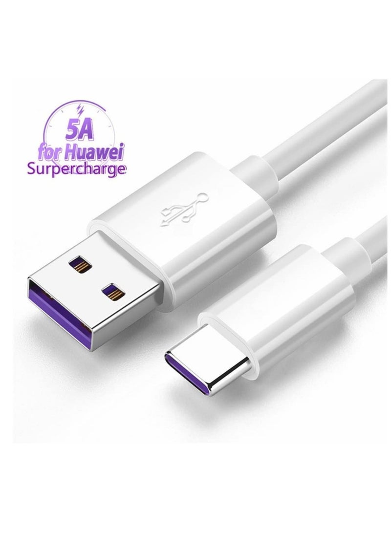 ELTRAZONE USB C Cable 5A Fast Charging Cable USB Type C Charger (2 Pack) Compatible for Huawei P20 Lite Mate 20 Pro P20 Samsung S10 Plus S9 S8 Note 9 LG G5 G6 Xiaomi Mi A2 Mi 9 etc - Image 2