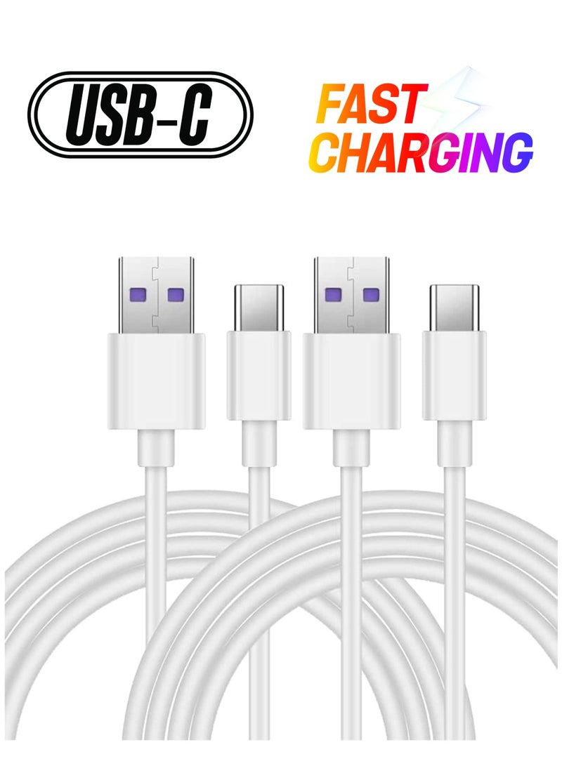 ELTRAZONE USB C Cable 5A Fast Charging Cable USB Type C Charger (2 Pack) Compatible for Huawei P20 Lite Mate 20 Pro P20 Samsung S10 Plus S9 S8 Note 9 LG G5 G6 Xiaomi Mi A2 Mi 9 etc - Image 1