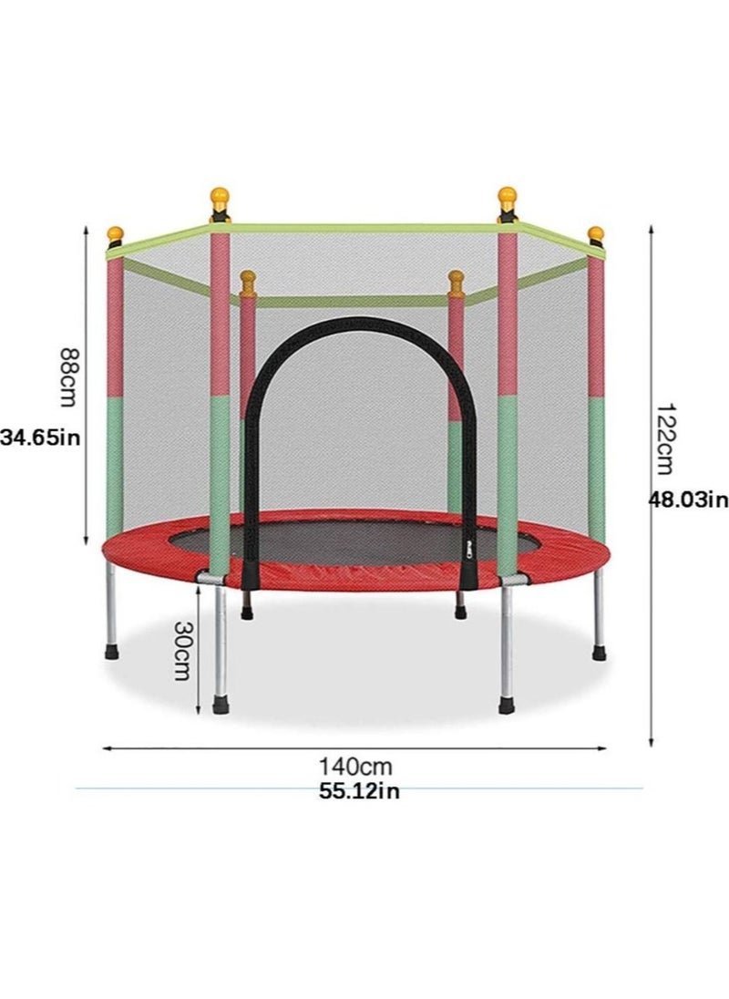 Indoor Trampoline, Kids Adult Bouncer, Baby Jumper, Children Bouncers With Guardrail Fitness, Thick Spring, Anti-Skid Shock Absorption  - Image 2