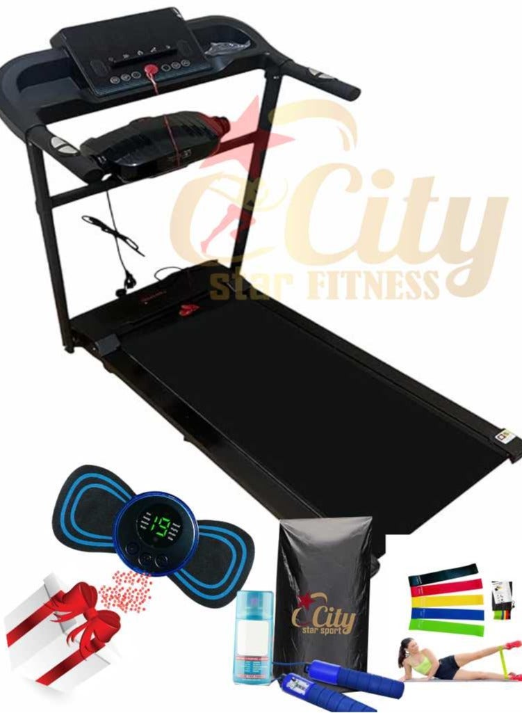 Treadmill Multi Func  City Star Fit  - Warranty  5 years- DC motor- max user weight 120KG - 2 HP- 54CM * 130 CM