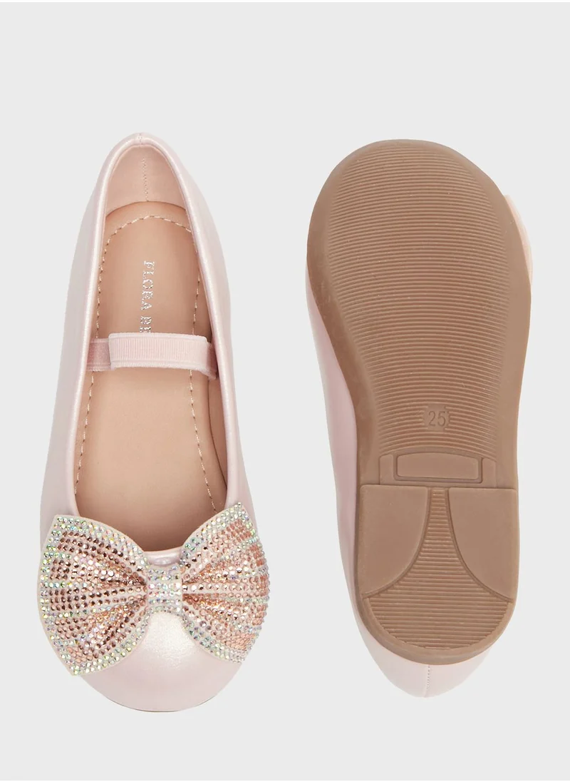 شو اكسبرس Kids Bow Detail Ballerinas