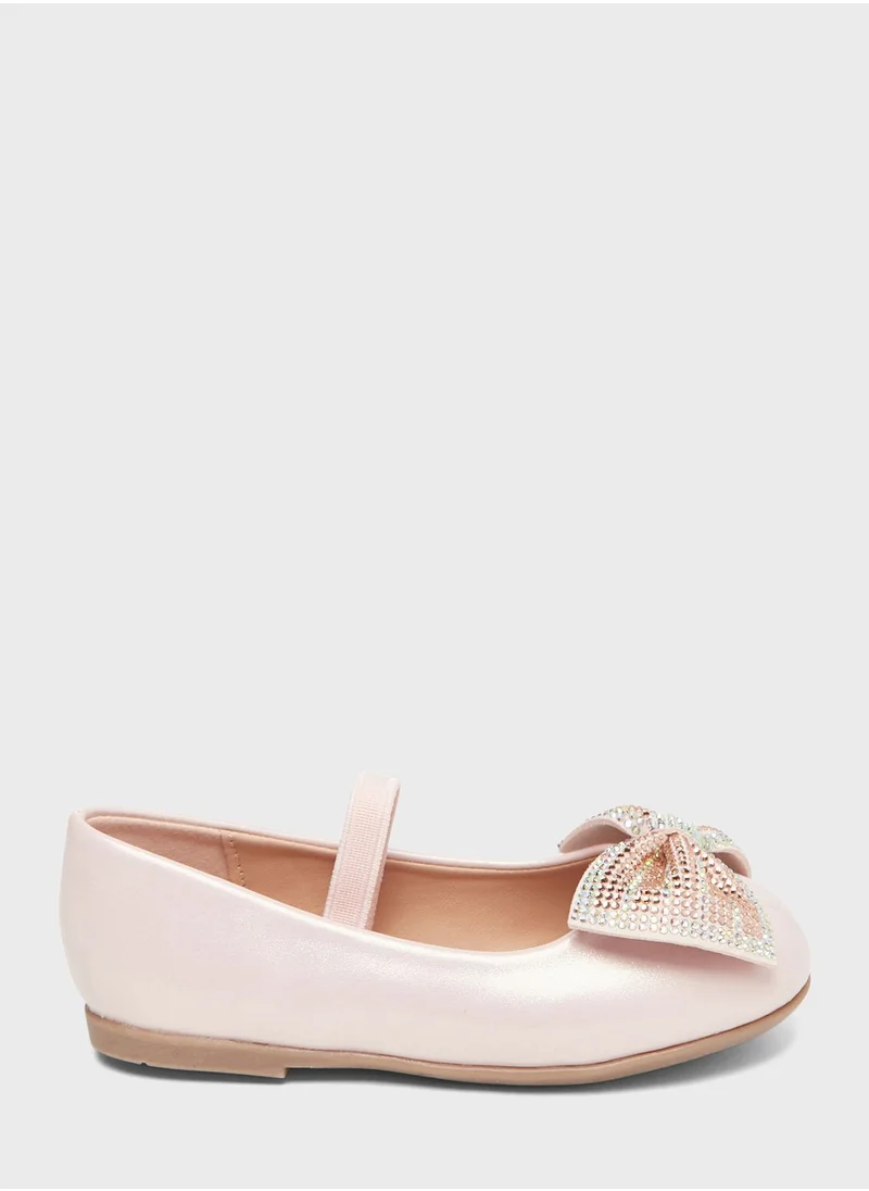 شو اكسبرس Kids Bow Detail Ballerinas