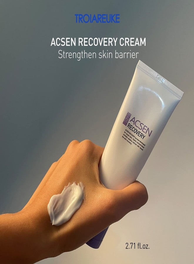 TROIAREUKE ACSEN Recovery Cream | Hydrating, Soothing, Facial Moisturizer, Centella Asiatica, Olive Oil, Squalane, Sensitive, Dry, Dehydrated Skin, Reduces Signs of Acne Scars - Image 2