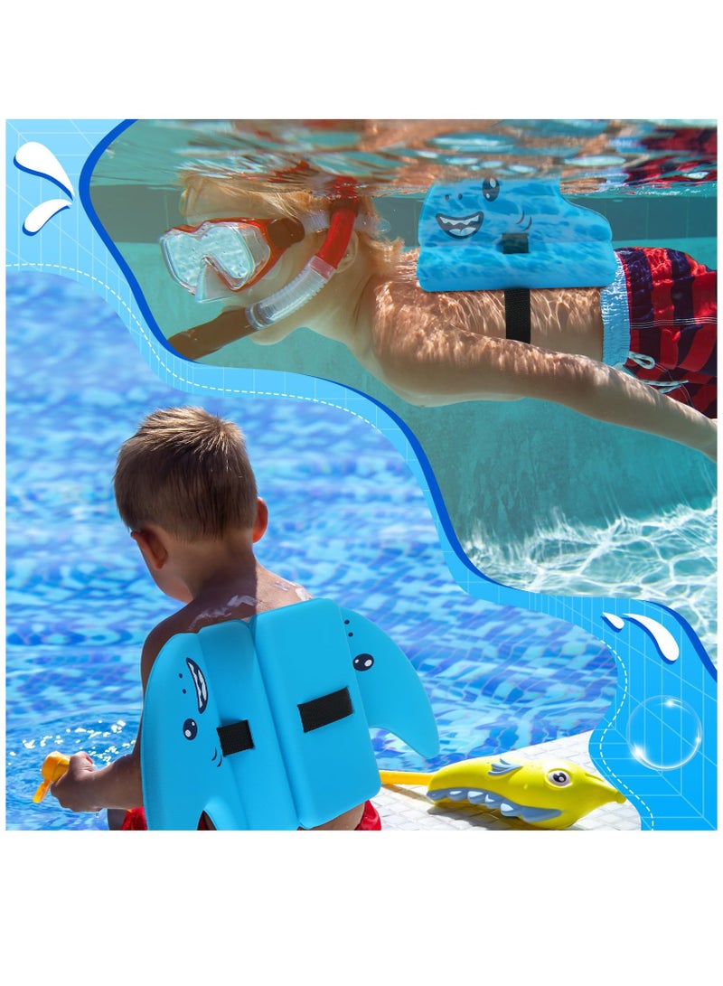 Excefore Floatation Device for Children, Fin-Shaped Swimming Aid, Wearable Training Floaties with Adjustable Belt, Pool Exercise Equipment, Shark fin for Swimming, Swim Trainer Swimming Shark - Image 4