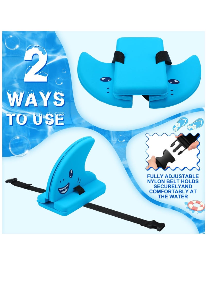 Excefore Floatation Device for Children, Fin-Shaped Swimming Aid, Wearable Training Floaties with Adjustable Belt, Pool Exercise Equipment, Shark fin for Swimming, Swim Trainer Swimming Shark - Image 2