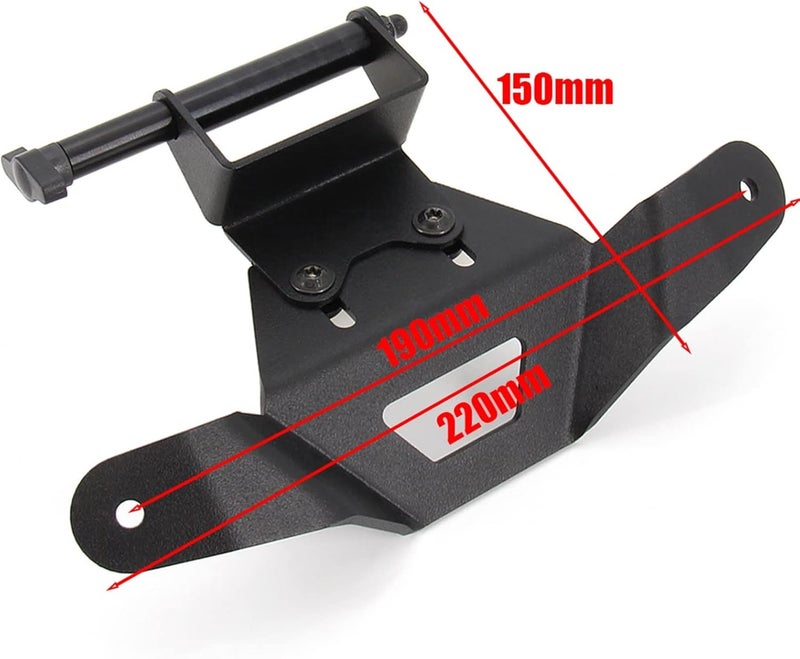 QASULER Motorcycle Smartphone Holder Bracket - Image 2