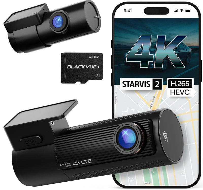 BlackVue DR970X LTE Plus II 4K Dash Cam Front and Rear with 4G LTE HDR STARVIS 2 Free 64GB Micro SD Card Hardwire Cable Included Dash Camera for Cars 24H Parking Mode WiFi GPS App Control - Image 2