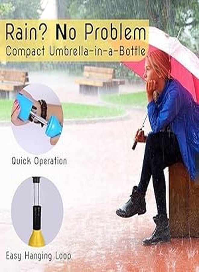 DS ENTERPRISE Automatic Open-Close UmbrellaTo Protect From Rain And Sun UV Large Size Windproof Double Layer Portable Size Travel-Friendly, Big Canopy, Easy Folding & Carry Waterproof For Men & Women (Pink) - Image 3