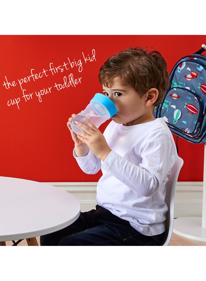b.box Toddler Training Cup: Free Flow, Easy Transition from Sippy to Big Kid Cup. BPA-Free, Dishwasher Safe | 12m+ | 240ml (lullaby ocean) - Image 5