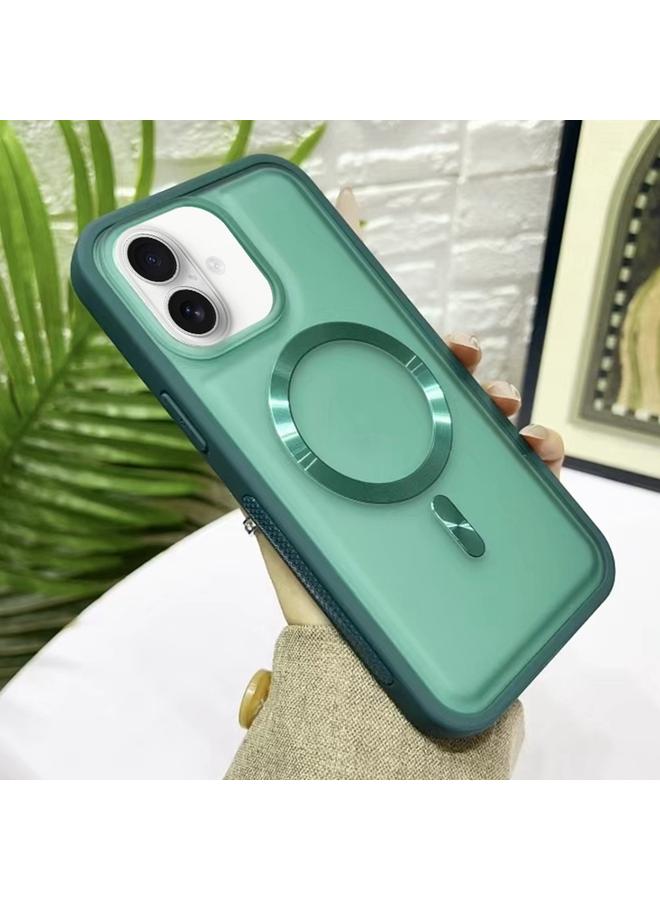 S-TOP Case For iPhone 16 Bread 3 in 1 MagSafe Acrylic Hybrid Silicone Phone Case - Image 1