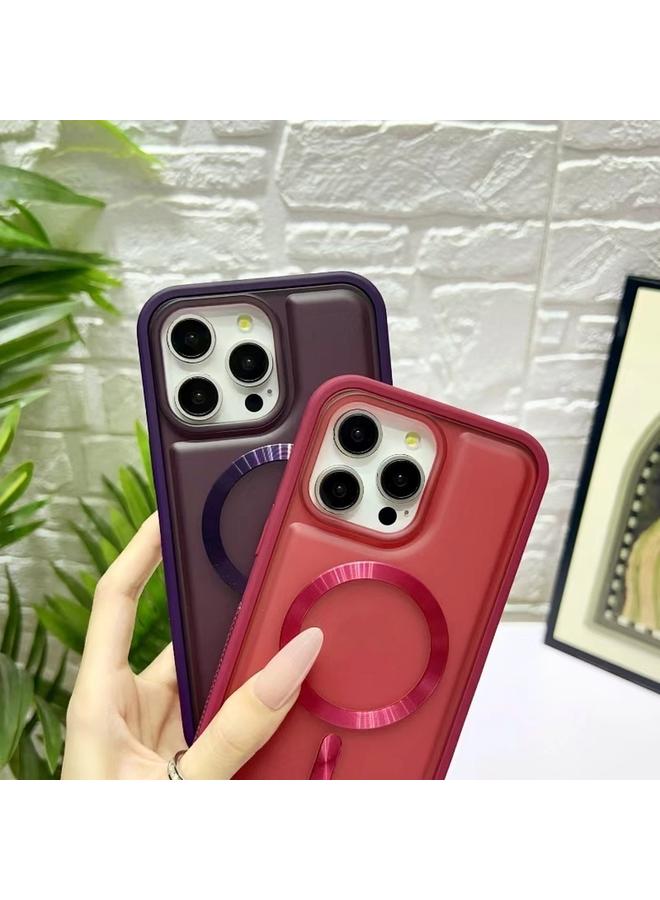 S-TOP Case For iPhone 16 Bread 3 in 1 MagSafe Acrylic Hybrid Silicone Phone Case - Image 5