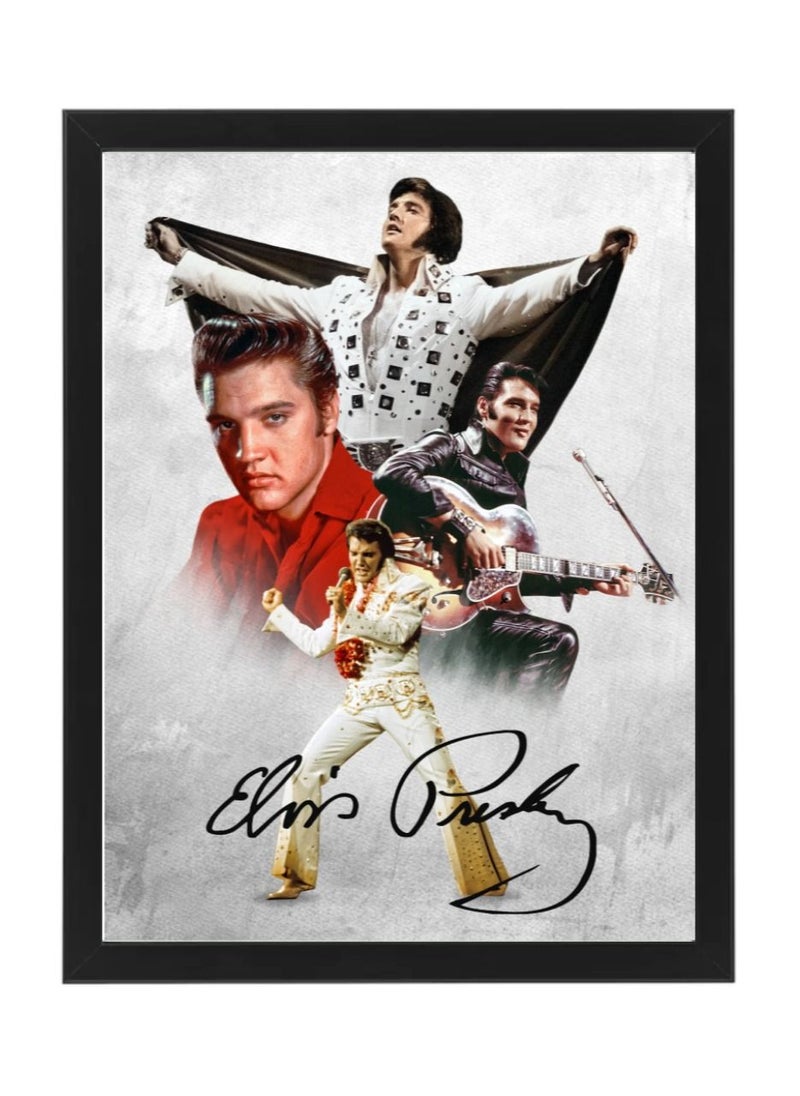 Boomah Accessories Elvis Presley Poster with Frame 30x40cm 