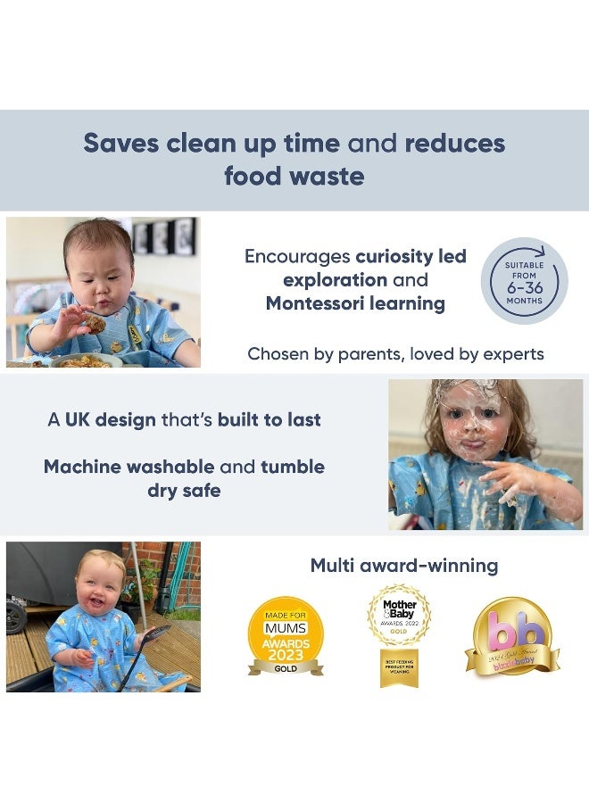bibado BiBADO Ducks Pool Party Wipe Clean Baby & Toddler Weaning Bib Coverall - Image 3
