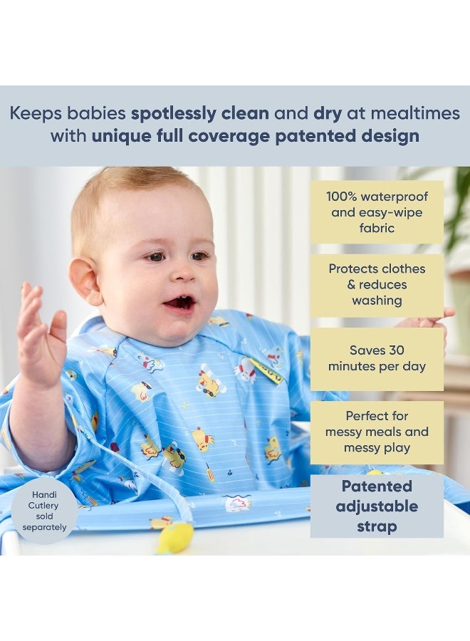 bibado BiBADO Ducks Pool Party Wipe Clean Baby & Toddler Weaning Bib Coverall - Image 2