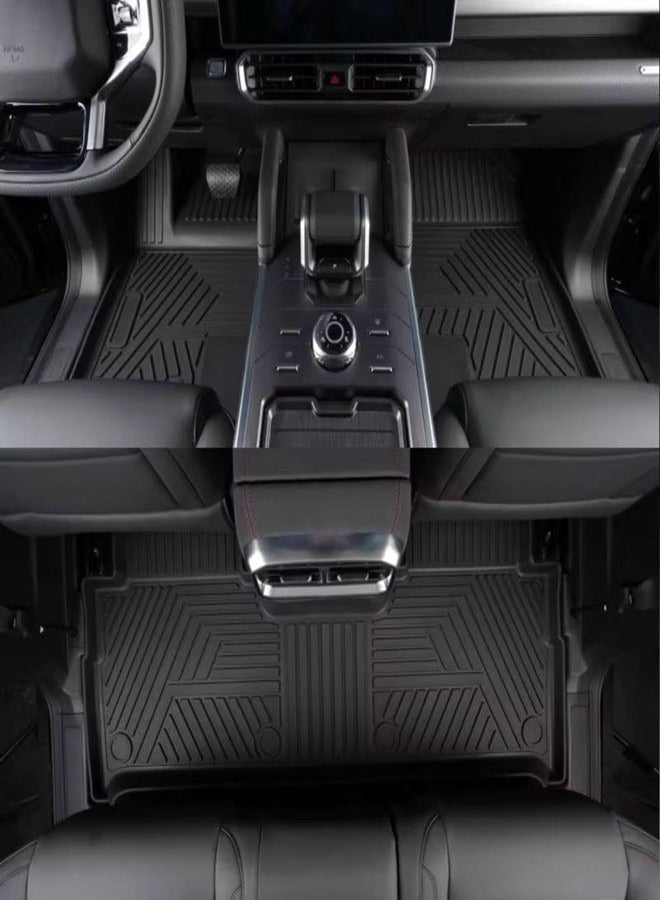 Generic Jetour T2 Traveler Car Floor Mats, TPE All Weather Proof Heavy Duty Floor Mats for Jetour T2 Traveler, Set of 3  - Image 3