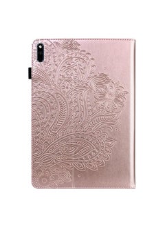 Zaboon Case For Huawei MatePad 10.4 Peacock Embossed Pattern TPU + PU Horizontal Flip Leather Case with Holder & Card Slots & Wallet & Sleep / Wake-up Function  - Image 3