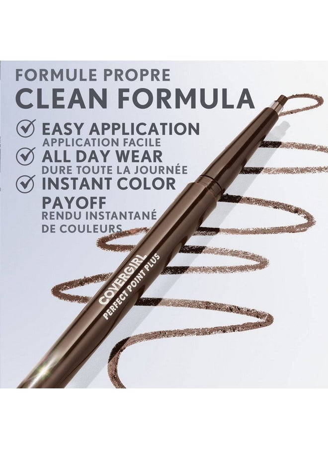 CoverGirl CoverGirl Perfect Point Plus Eyeliner Pencil, Charcoal, Long-Lasting, Versatile Black Eyeliner, Soft Smudging Tip, No Sharpening Needed, Pack of 1  - Image 4