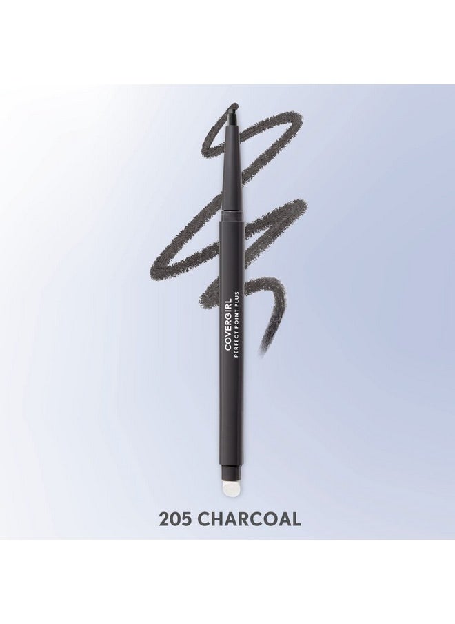 CoverGirl CoverGirl Perfect Point Plus Eyeliner Pencil, Charcoal, Long-Lasting, Versatile Black Eyeliner, Soft Smudging Tip, No Sharpening Needed, Pack of 1  - Image 2