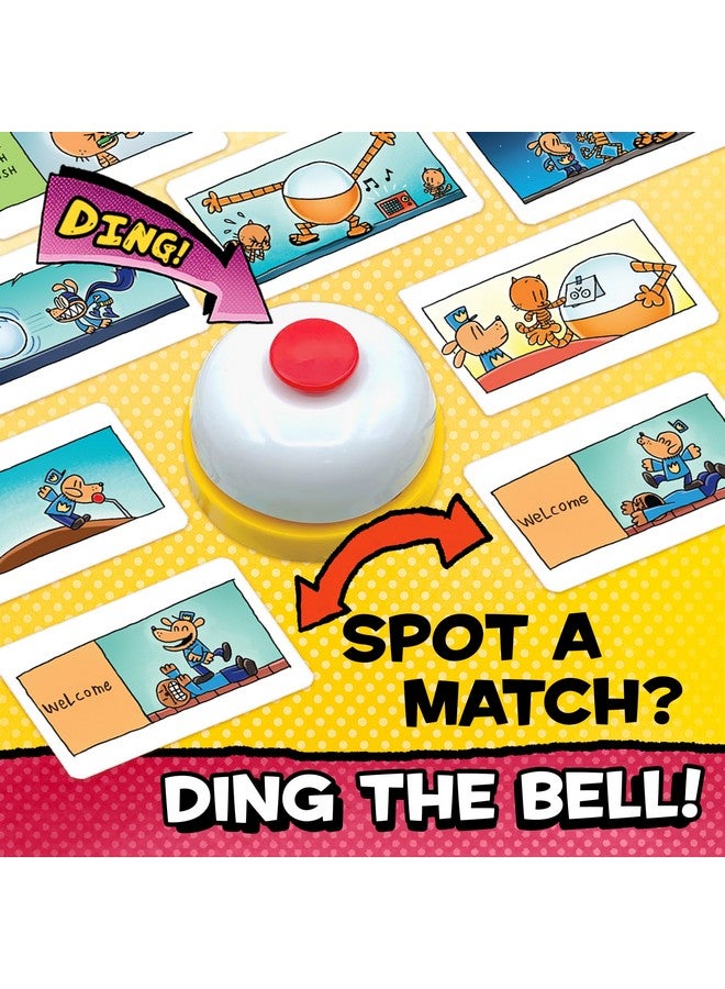 University Games ألعاب الجامعة، لعبة مطابقة بطاقات دوغ مان فليب-أو-راما، مستندة إلى سلسلة كتب دوغ مان، لعدد 2 أو أكثر من اللاعبين أعمارهم 6 سنوات وما فوق - Image 4