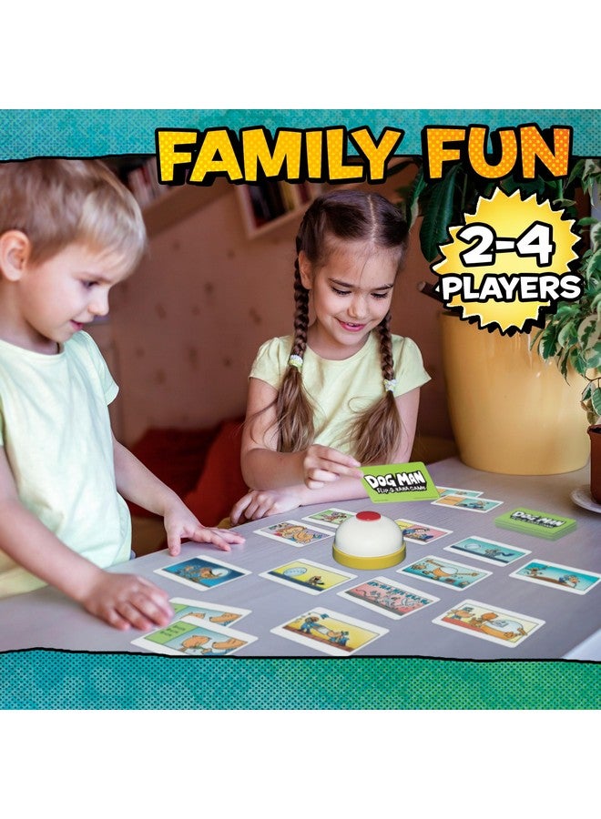 University Games ألعاب الجامعة، لعبة مطابقة بطاقات دوغ مان فليب-أو-راما، مستندة إلى سلسلة كتب دوغ مان، لعدد 2 أو أكثر من اللاعبين أعمارهم 6 سنوات وما فوق - Image 5