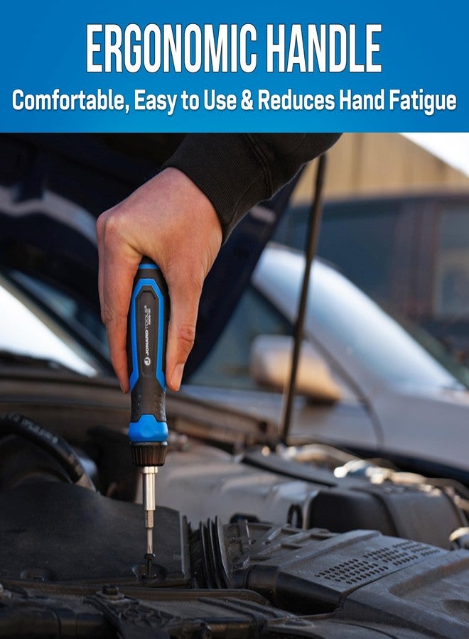 Jonard Tools RSDS-151 15-in-1 Ratcheting Screwdriver with Hex, Spanner & Torx Security Bits - Image 5