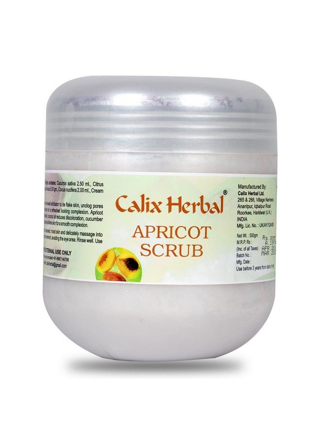 Calix Herbal Apricot Scrub 500G - Image 1