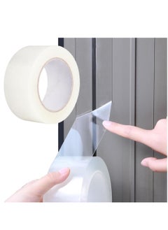 KASTWAVE Transparent Window Weather Sealing Tape, Clear Window Draft Isolation Sealing Film Tape for Door Draft Stopper Adhesive Tape, Doors Windows and Shower Glass Gaps(100cn*5cm)  - Image 1