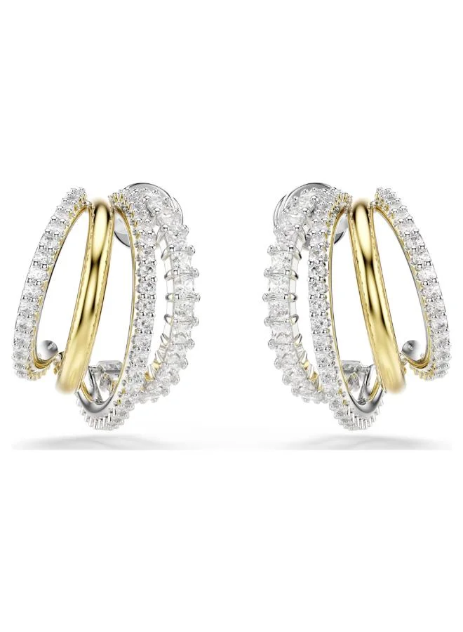 Swarovski Crystal Detail Hoop Earrings